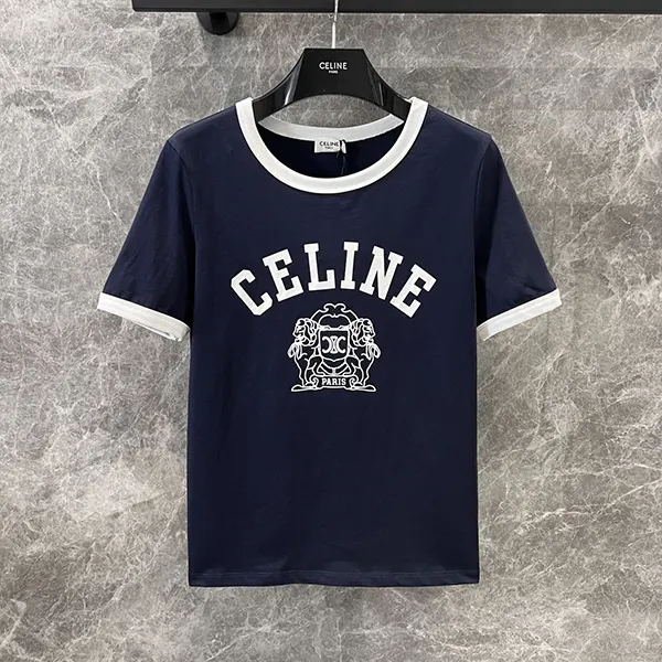 すぐ届く!セリーヌ BLASON 70 s Tシャツ 偽物/ コットンジャージー rx09c6