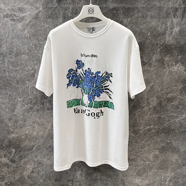 ロエベ リラックスフィットTシャツ 偽物 プリントTシャツ 滝沢眞規子 s540y2
