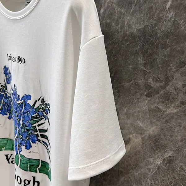 ロエベ リラックスフィットTシャツ 偽物 プリントTシャツ 滝沢眞規子 s540y2