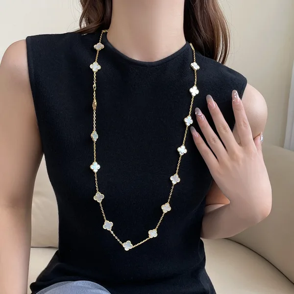 大人気！ヴァンクリーフ K18PG ネックレス マザーオブパール