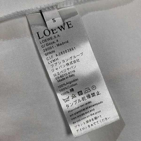 一目惚れ♪ ロエベ 偽物 コットン リラックスフィット Tシャツ loi22133