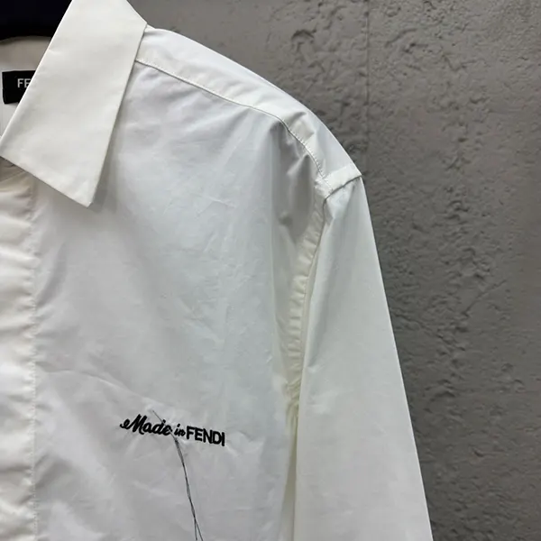 フェンディ コットン 長袖シャツ 偽物 feo53618