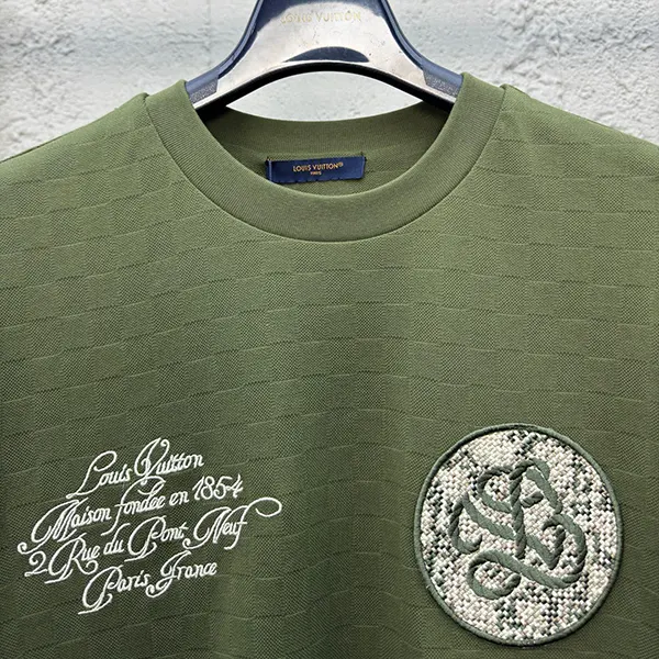 すぐ届 ルイヴィトン シグネチャー 偽物 コットン Tシャツ vuf76722