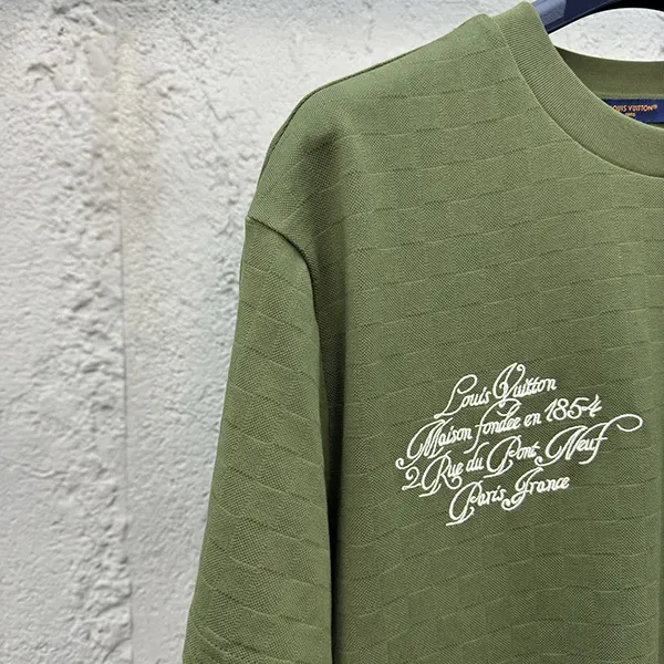 すぐ届 ルイヴィトン シグネチャー 偽物 コットン Tシャツ vuf76722