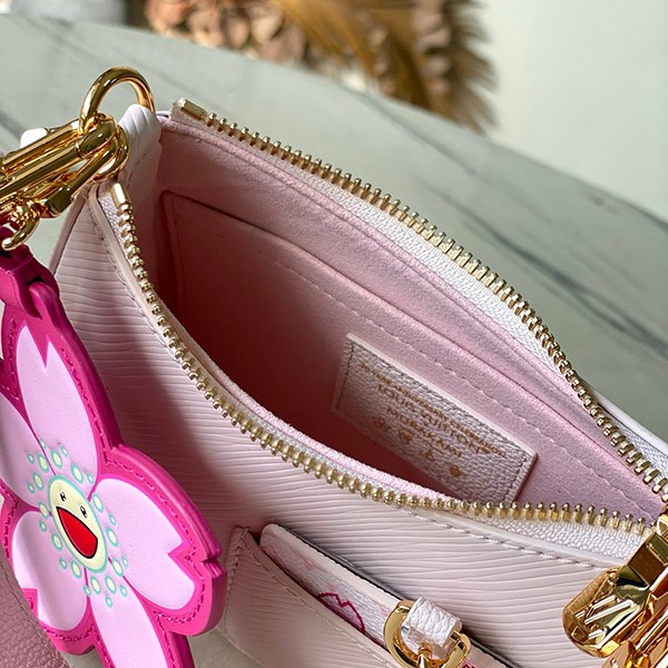 【村上隆◆】ルイヴィトン ショルダーバッグ 偽物 マレリーニ エピ 桜 M13101