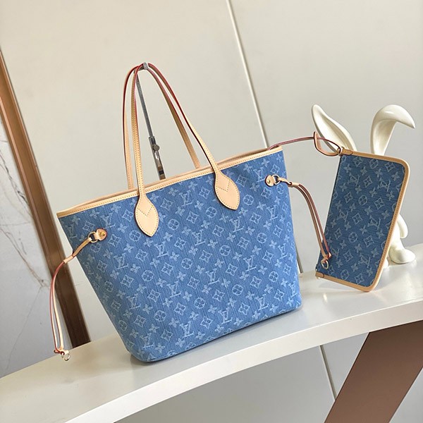 デニムが人気♪【ルイヴィトン コピー】ネヴァーフル MM トートバッグ M13192
