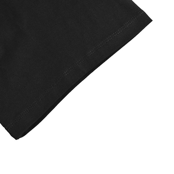 n級 おすすめ プラダ ロゴ ブラック コットン Tシャツ コピー UJN8151052