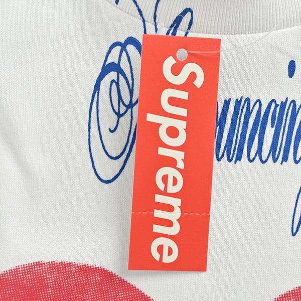 激安価格!シュプリーム★Announcing Tee アナウンシング 半袖 Tシャツ 偽物 ホワイト Shu43328