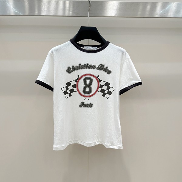 クールカジュアル♪ディオール Tシャツ 偽物 コットン Race X0893