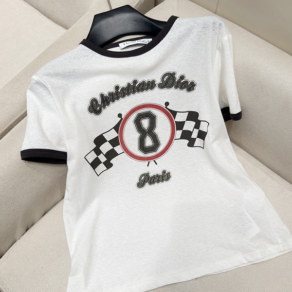 クールカジュアル♪ディオール Tシャツ 偽物 コットン Race X0893