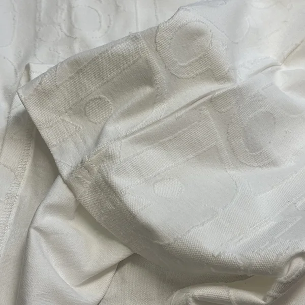 ディオール 25FALL Tシャツ 激安 ホワイト オブリーク コットン 593J696U3012