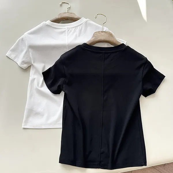 すぐ届 シャネル ccロゴ コットン Tシャツ 偽物 sho09708