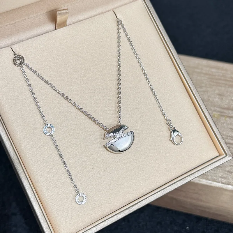 ブティック♪ブルガリ ネックレス レプリカ カボション 18K ゴールド 3色 Bux91726