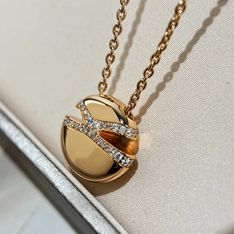 ブティック♪ブルガリ ネックレス レプリカ カボション 18K ゴールド 3色 Bux91726