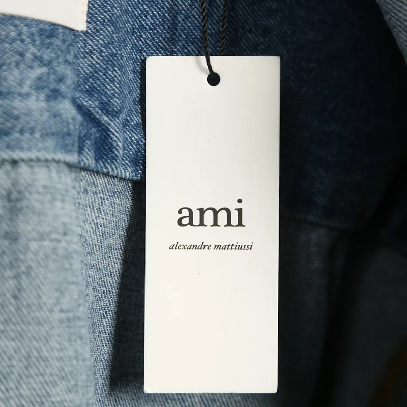 セール新作 アミパリス パチモン Ami de Coeur クロップド シャツ デニム amz49237