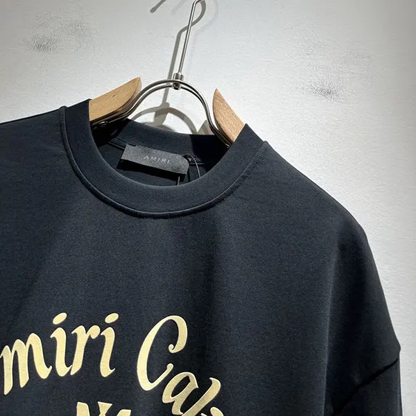 アミリ アーツ ディストリクト ショート Tシャツ クルー "ブラック" amr68937