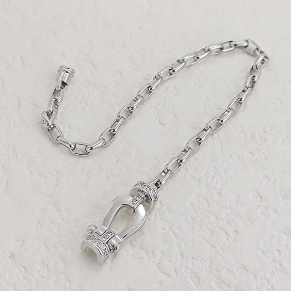 フレッド フォース10ブレスレット 18Kホワイトゴールド ダイヤモンド fuz14948