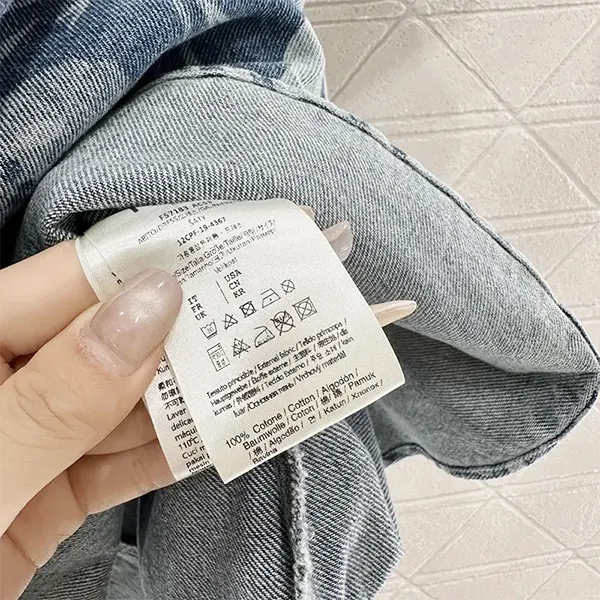 フェンディ ドレス ライトブルーFF デニム 半袖 パロディ ベルト付き fen18217