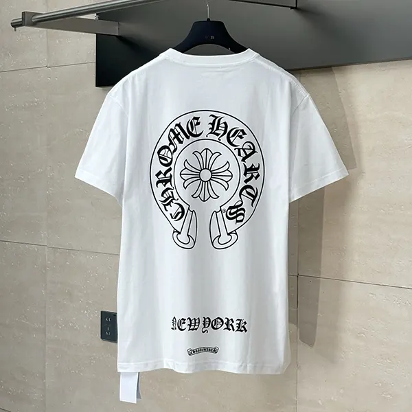 新デザイン クロムハーツ ホースシューロゴTシャツ コピー Kup66679