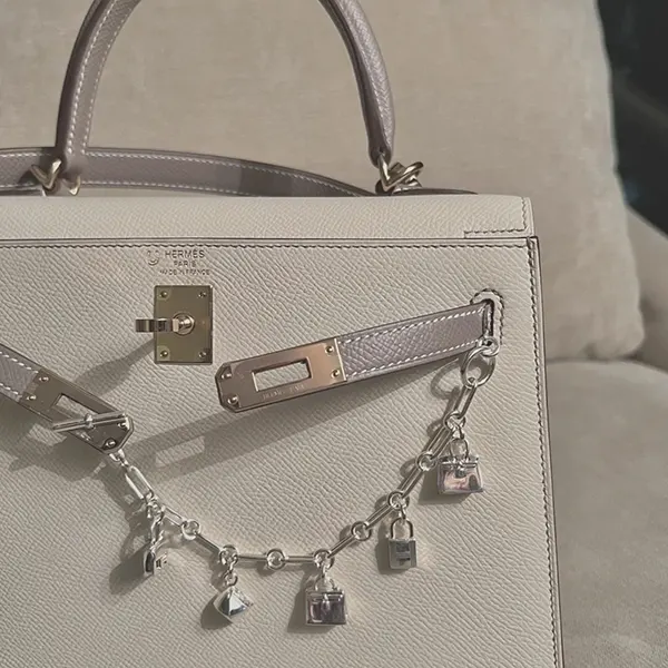 エルメス 5Sacs シルバー コピー ブレスレット バッグモチーフ ert54130