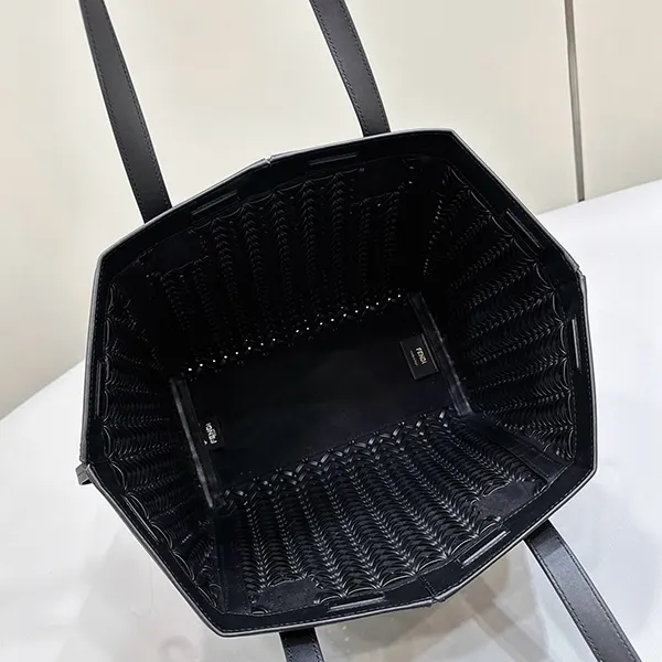 追跡付き 安い フェンディ Origami M インターレースレザーバッグ n級品 fev17972