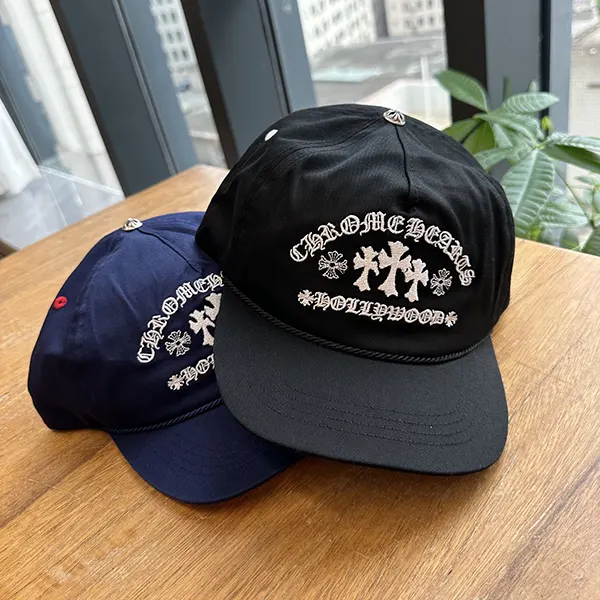 すぐ届く クロムハーツ 5パネル ガスステーション キャップ ブラック Kuv79295
