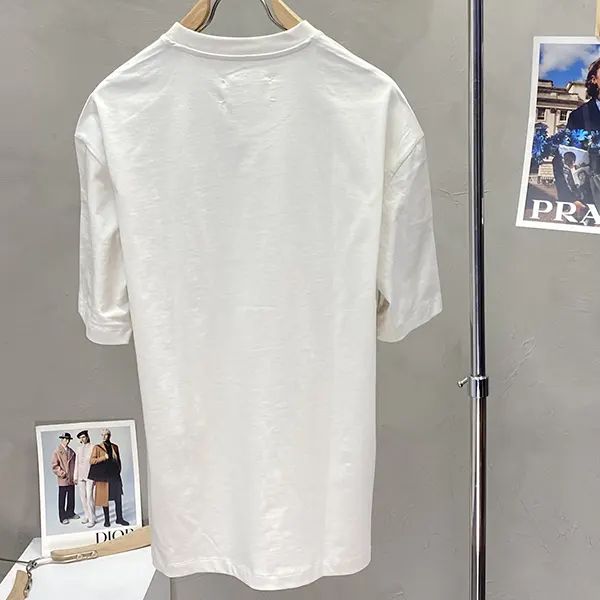 すぐ届 メゾン マルジェラ エンブロイダーロゴ Tシャツ 偽物 オーバーサイズ Mag24429