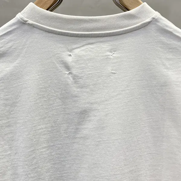 すぐ届 メゾン マルジェラ エンブロイダーロゴ Tシャツ 偽物 オーバーサイズ Mag24429