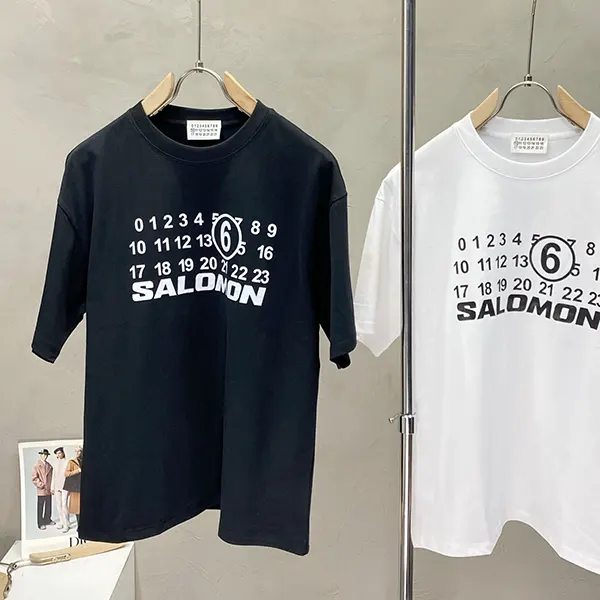 お洒落 エムエムシックス × SALOMON シームレスTシャツ コピー Man56379