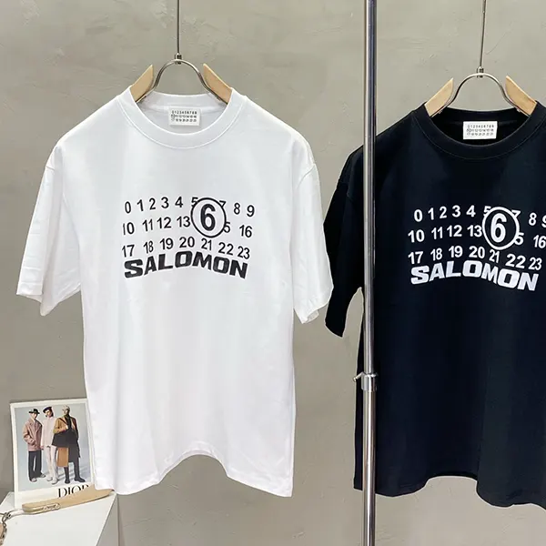 お洒落 エムエムシックス × SALOMON シームレスTシャツ コピー Man56379