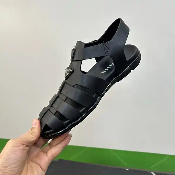 プラダ コピー ラバー フィッシャーマンサンダル 5.5cm 黒 2X3119