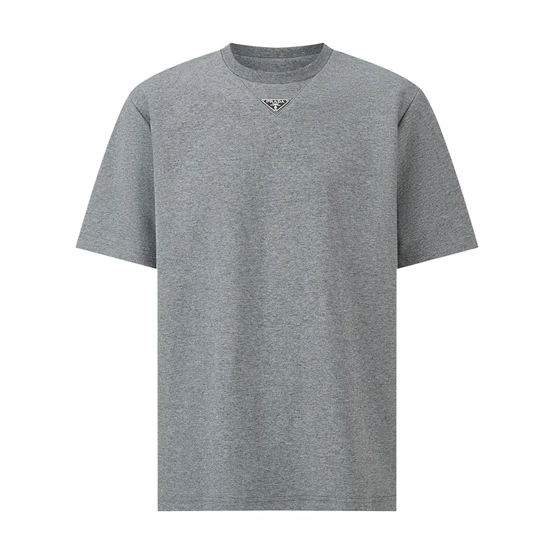 プラダ オーバーサイズフィット◆ クルーネック コットン Tシャツ 贋物 puo23506
