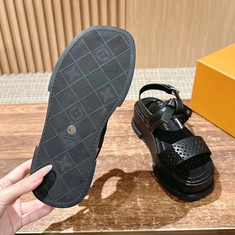 すぐ届ルイヴィトン マヤ サンダル ヒール 3.5cm n級品 1AGXVF