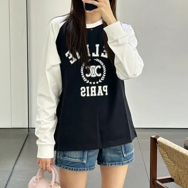 大人気!セリーヌ コットンジャージーTシャツ 偽物 Cez70947