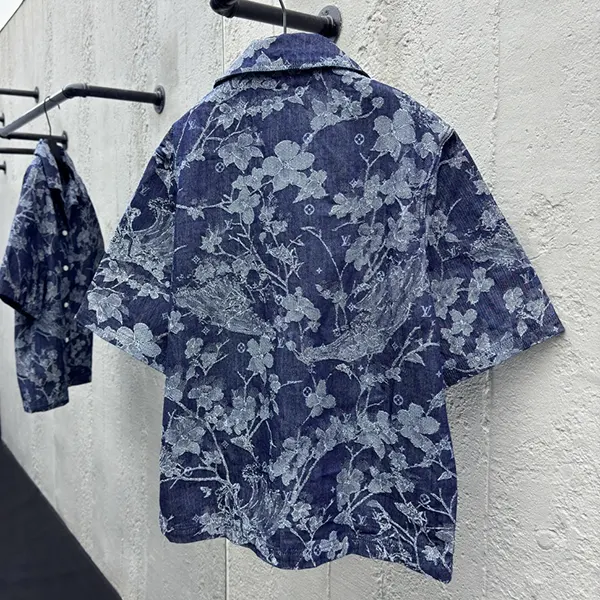 ルイヴィトン デニムシャツ n級品 長袖シャツ vur52131