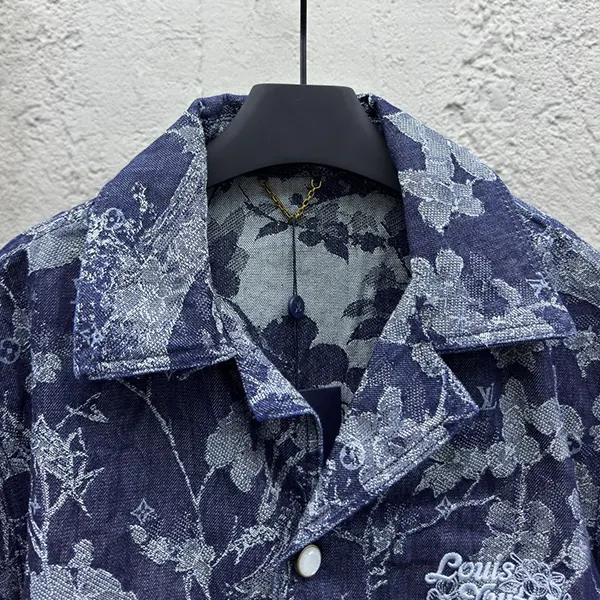 ルイヴィトン デニムシャツ n級品 長袖シャツ vur52131