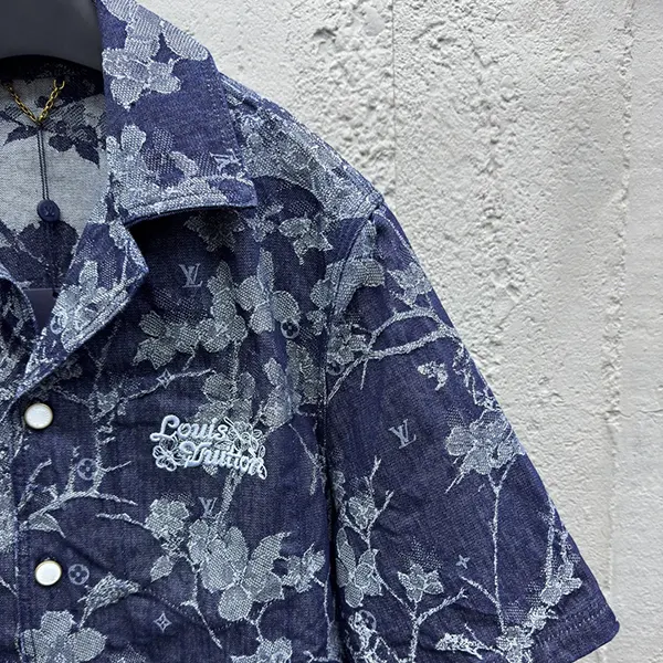 ルイヴィトン デニムシャツ n級品 長袖シャツ vur52131