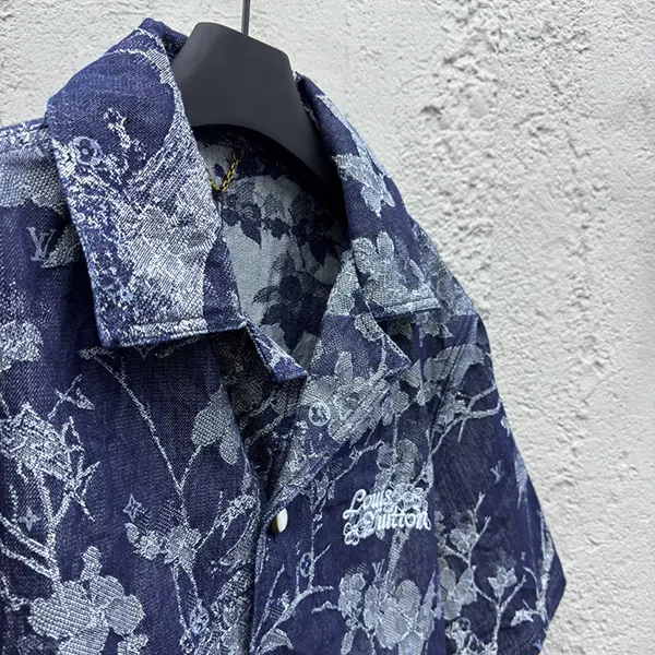 ルイヴィトン デニムシャツ n級品 長袖シャツ vur52131