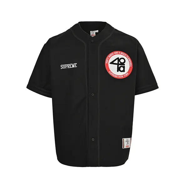 シュプリーム 40 Acres Twill Baseball Jersey Shv06197