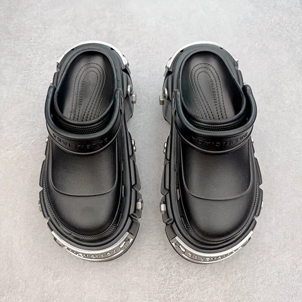 バレンシアガ コピー HARDCROCS ハード クロックス 厚底 ロゴ サンダル 687397W1