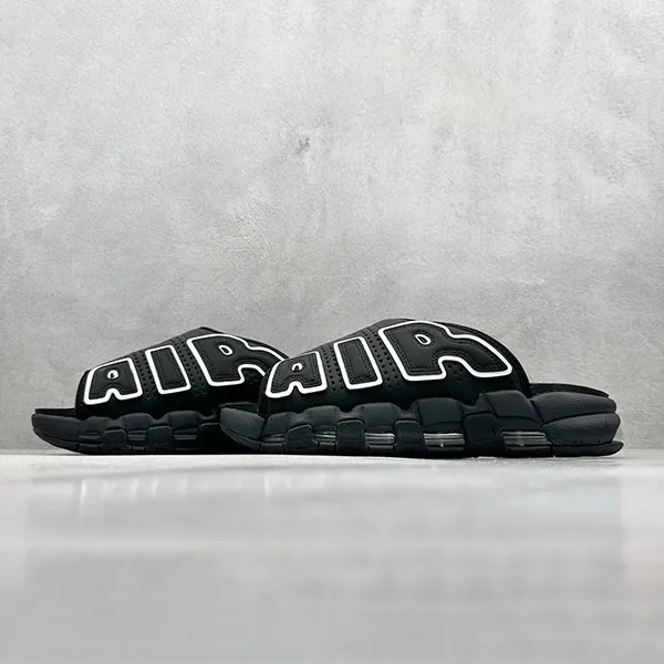 ナイキ 新型 モアテン サンダル コピー Air More Uptempo Slide ブラック naz98348