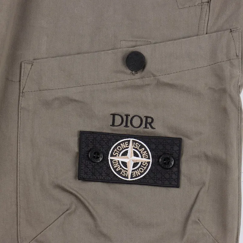 【使い勝手抜群】ディオール AND STONE ISLAND バミューダショートパンツ パロディ dez58954