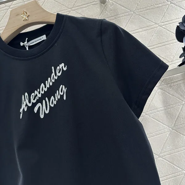 アレキサンダーワン☆ロゴ入り クルーネック Tシャツ 偽物♪ arc04483