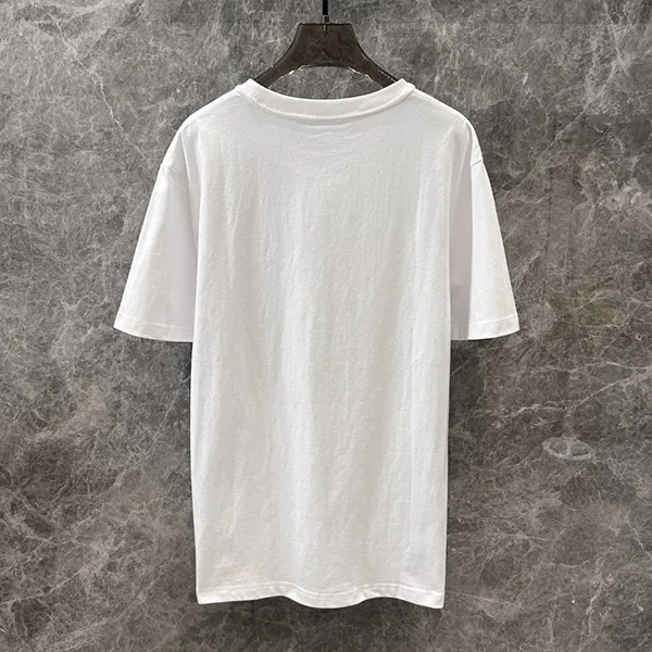 アレキサンダーワン 偽物 コットンジャージー ユニセックス ディストレストロゴ tシャツ UCC1251