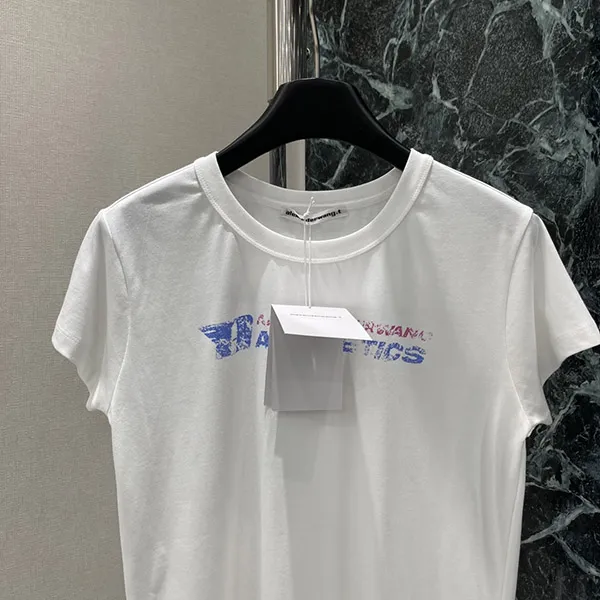 アレキサンダーワン ディストレストロゴ Tシャツ コピー 4CC2251