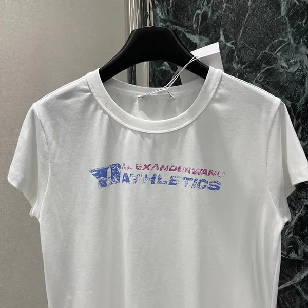 アレキサンダーワン ディストレストロゴ Tシャツ コピー 4CC2251