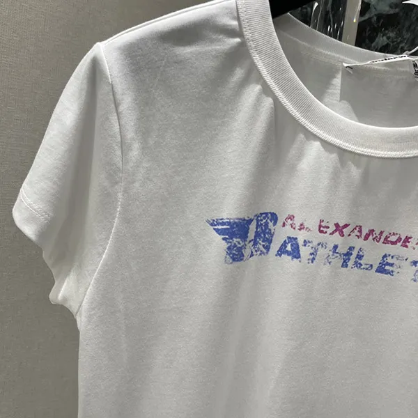 アレキサンダーワン ディストレストロゴ Tシャツ コピー 4CC2251