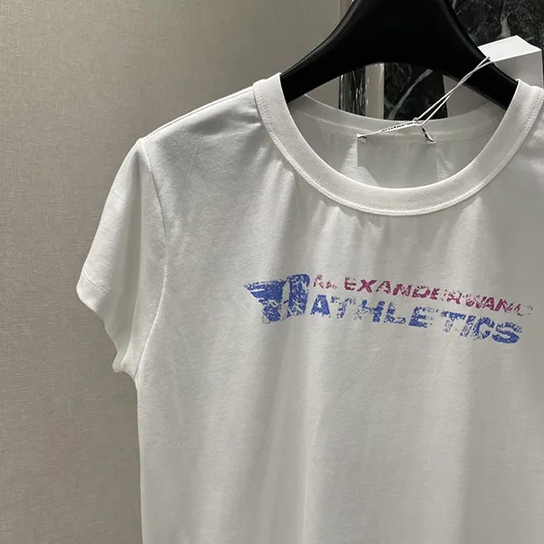 アレキサンダーワン ディストレストロゴ Tシャツ コピー 4CC2251