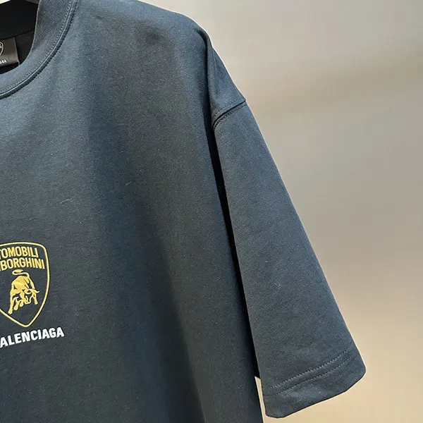 バレンシアガ × Lamborghini オーバーサイズ コピー プリント Tシャツ bao10397