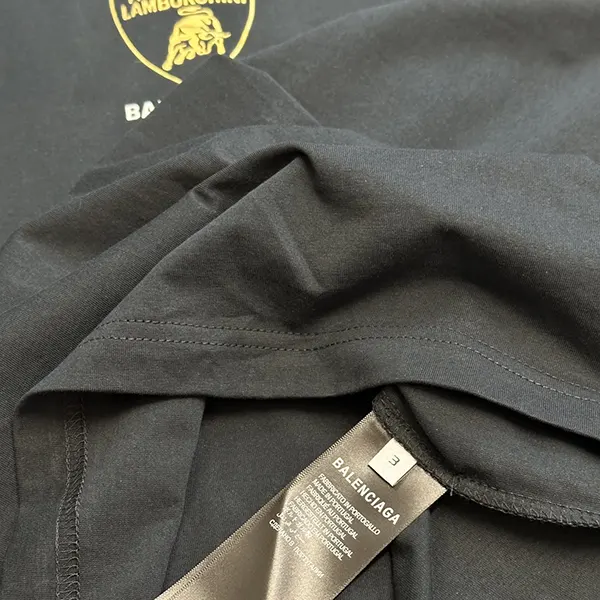 バレンシアガ × Lamborghini オーバーサイズ コピー プリント Tシャツ bao10397